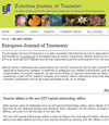 European Journal of Taxonomy封面